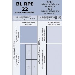 BL RPE 22 pro 4 elektroměry