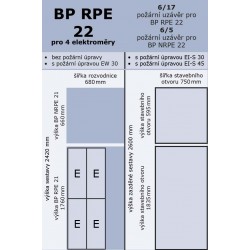 BP RPE 22 pro 4 elektroměry